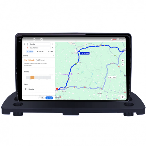 Navigatie dedicata Volvo XC90, 4GB RAM 64GB ROM, Octacore, Android 14, Display QLED 1K 9", Carplay&Android Auto, SIM 4G, Ventilator Activ [3]