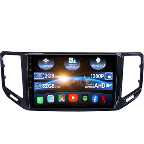 VW Atlas 2017+ - (Resigilata) Navigatie dedicata VW Atlas 2017+, 2GB RAM 32GB ROM, Quad Core, Display 10" IPS Full HD, Carplay&Android Auto, Android 14, Suport camere AHD