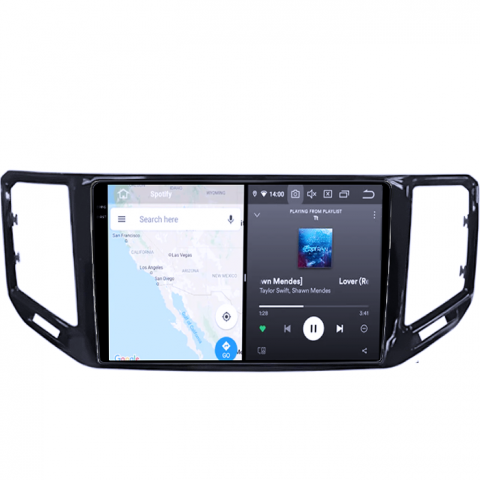 Navigatie dedicata VW Atlas 2017+, 8GB RAM 128GB ROM, Octacore, Platforma 7862, Android 14, Display QLED 10" 2K, Suporta camera 360", DSP, Carplay&Android Auto, SIM 4G, Ventilator Activ [3]