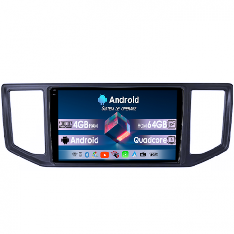 VW Crafter 2017-2021 - Navigatie dedicata VW Crafter 2017-2021, 4GB RAM 64GB ROM, Quad Core, Display 10" QLED 1K, Carplay, Android 14, Bluetooth, Magazin Play, Suport Camere AHD
