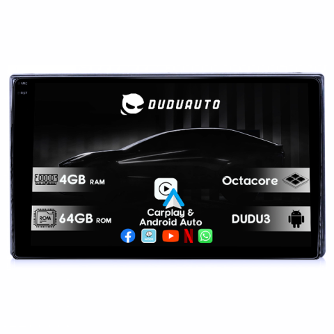 Navigatii Dedicate - Navigatie Dedicata Volkswagen Fox 2003-2016 DUDU3, 4GB RAM 64GB ROM, Octacore, Platforma 8581, Android, Display QLED 9", DSP, Carplay&AndroidAuto