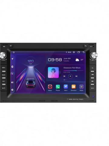 Navigatii Universale - Navigatie dedicata VW Golf4 B5, 2GB RAM 64GB ROM, Quad Core, Display 7" IPS, Carplay, Android 14, Bluetooth, Magazin Play