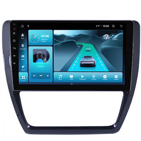 Navigatie dedicata VW Jetta 2012-2016, Android 14, Wireless Carplay si Android auto 4GB RAM 64GB ROM, Display QLED 1K, 10 inch, Microfon Extern [3]