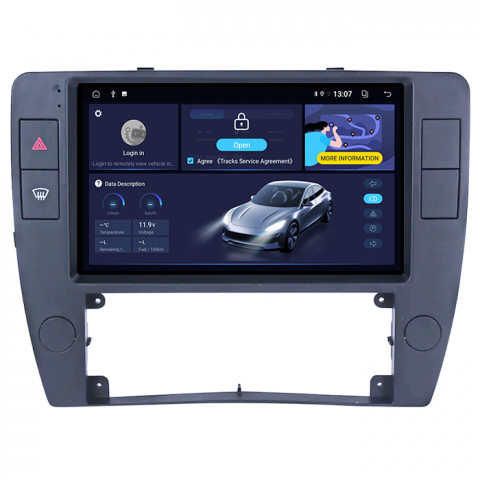 Navigatie dedicata VW Passat B5 2000-2005,8GB RAM 128GB ROM, Octacore, Platforma 7862,Android 14, Display QLED 9”, Suporta camera 360º, DSP, Carplay&Android Auto, SIM 4G, Ventilator Activ [4]