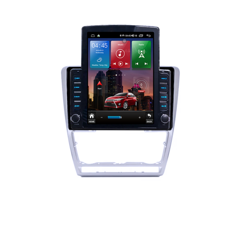 Navigatii Dedicate - Navigatie Dedicata Skoda Octavia 2004-2013 Tesla Style, 2GB RAM 32 GB ROM, Quadcore, ANDROID 10+,Carplay&Android Auto, 9.7 inch, Internet, Aplicatii, Waze, GPS