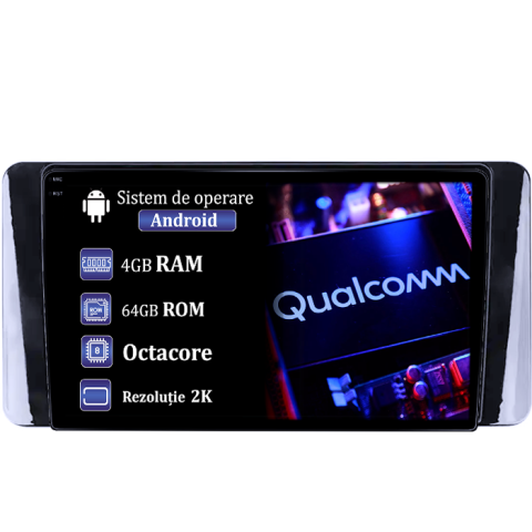 Polo 6 2020-2022 - Navigatie dedicata VW Polo 6 2020-2022, 4GB RAM 64GB ROM, Procesor Qualcomm Octacore, Android 14, Rezolutie 2K, Display QLED 9", DSP, Carplay&Android Auto, SIM 4G