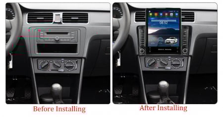 Navigatie dedicata VW Santana 2013-2017,Tesla Style, ANDROID 13,Carplay&Android Auto, 10 inch , 8+128GB, Internet, Aplicatii, Waze, GPS [2]