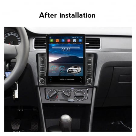 Navigatie dedicata VW Santana 2013-2017,Tesla Style, ANDROID 13,Carplay&Android Auto, 10 inch , 8+128GB, Internet, Aplicatii, Waze, GPS [3]