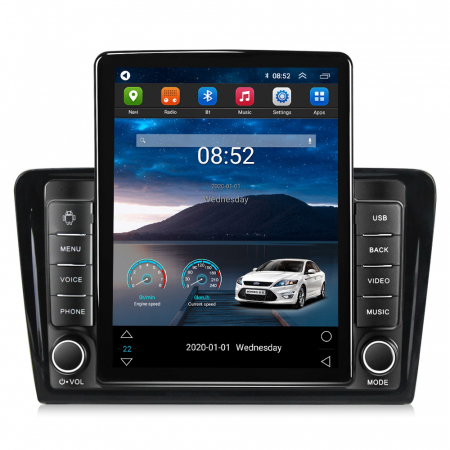 Santana 2013-2017 - Navigatie dedicata VW Santana 2013-2017,Tesla Style, ANDROID 13,Carplay&Android Auto, 10 inch , 8+128GB, Internet, Aplicatii, Waze, GPS