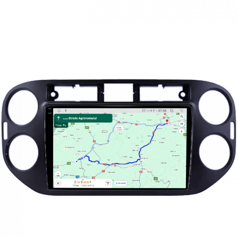 Navigatie dedicata VW Tiguan 2007-2016, Golf 5/6, 4GB RAM 64GB ROM, Quad Core, Display 9" QLED 1K, Carplay, Android 14, Bluetooth, Magazin Play, Suport Camere AHD [3]
