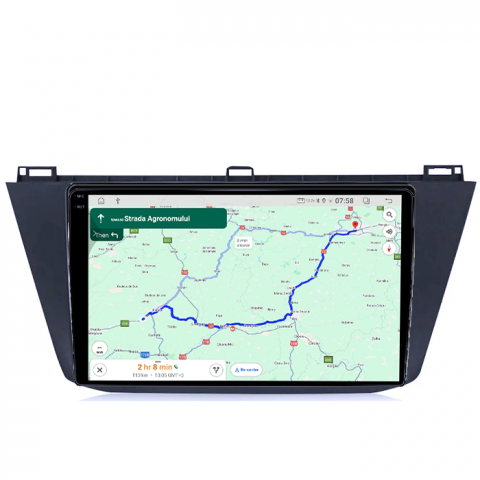 Navigatie dedicata VW Tiguan 2017-2019, 4GB RAM 64GB ROM, Quad Core, Display 10" QLED 1K, Carplay, Android 14, Bluetooth, Magazin Play, Suport Camere AHD [2]