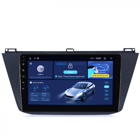 Navigatie dedicata VW Tiguan 2017-2019, 8GB RAM 128GB ROM, Octacore, Platforma TS18, Android 14, Display QLED 10”, Suporta camera 360º, DSP, Carplay&Android Auto, SIM 4G, Ventilator Activ [1]