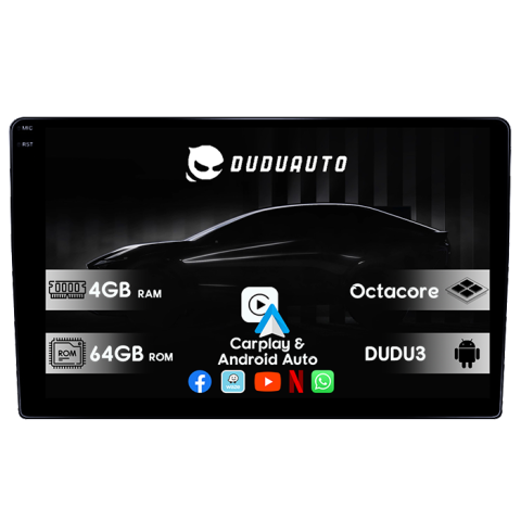 Navigatii Dedicate - Navigatie Dedicata VW Touareg 2003-2010 DUDU3, 4GB RAM 64GB ROM, Octacore, Platforma 8581, Android, Display QLED 9", DSP, Carplay&AndroidAuto