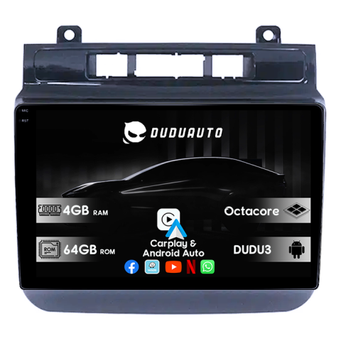 Navigatii Dedicate - Navigatie Dedicata VW Touareg 2012-2017 DUDU3, 4GB RAM 64GB ROM, Octacore, Platforma 8581, Android, Display QLED 9", DSP, Carplay&AndroidAuto