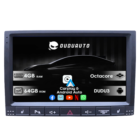 Navigatii Dedicate - Navigatie Dedicata VW Touareg 2002-2012 DUDU3, 4GB RAM 64GB ROM, Octacore, Platforma 8581, Android, Display QLED 9", DSP, Carplay&AndroidAuto