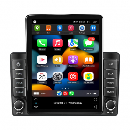 Navigatie dedicata VW Touareg 2003-2010,Tesla Style, ANDROID 13,Carplay&Android Auto, 10 inch , 8+128GB, Internet, Aplicatii, Waze, GPS [1]