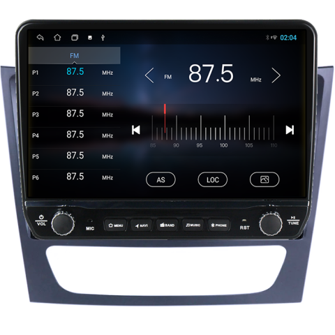 Navigatie dedicata Mercedes w211 Tesla cu butoane rotative model 2024, 4GB RAM 64GB ROM, Procesor Quadcore, Android 14, Display QLED 10", DSP, Carplay&Android Auto [4]