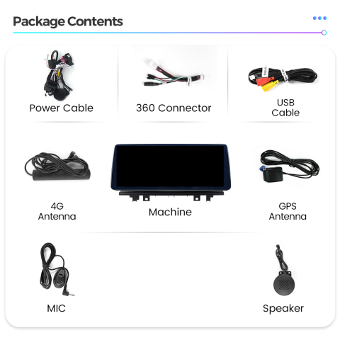 Navigatie dedicata X1 F48 2016-2017 CIC, 8GB RAM 256GB ROM, Procesor Qualcomm Octacore, Android 14, Rezolutie 2K, Display QLED 12.3", DSP, Carplay&Android Auto, SIM 4HG [1]