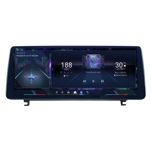 Seria 2 F22 2014-2020 - Navigatie dedicata X1 F48 2016-2017 EVO, 8GB RAM 256GB ROM, Procesor Qualcomm Octacore, Android 14, Rezolutie 2K, Display QLED 12.3", DSP, Carplay&Android Auto, SIM 4G