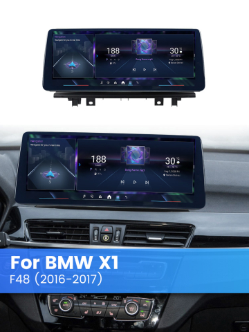 Navigatie dedicata X1 F48 2016-2017 NBT, 8GB RAM 256GB ROM, Procesor Qualcomm Octacore, Android 14, Rezolutie 2K, Display QLED 12.3", DSP, Carplay&Android Auto, SIM 4G [2]