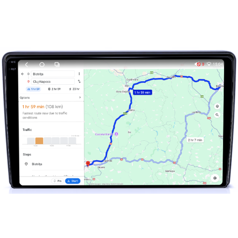 Navigatie dedicata Zafira B, Vectra C, Astra H, Meriva, Corsa D, Antara, 4GB RAM 32GB ROM, Octacore, Android 14, Display QLED 1K 9", DSP, Carplay&Android Auto, SIM 4G, Bluetooth, Ventilator Activ [3]
