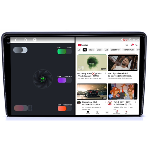 Navigatie dedicata Zafira B, Vectra C, Astra H, Meriva, Corsa D, Antara, 4GB RAM 64GB ROM, Procesor Qualcomm Octacore, Android 14, Rezolutie 2K, Display QLED 9", DSP, Carplay&Android Auto, SIM 4G [3]