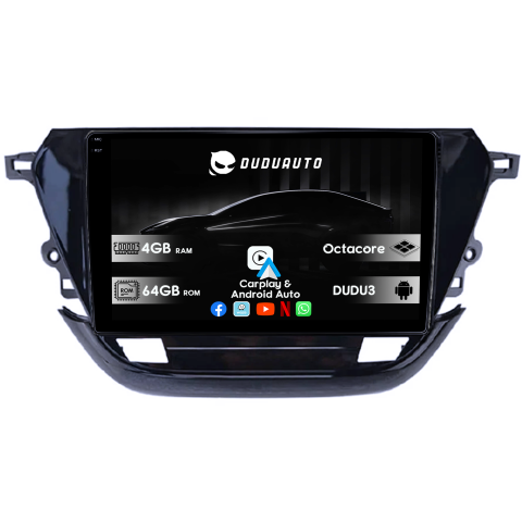 Corsa F 2019+ - Navigatie dedicata Opel Corsa F 2019+, DUDU3, 4GB RAM 64GB ROM, Octacore, Platforma 8581, Android, Display QLED 9", DSP, Carplay&AndroidAuto