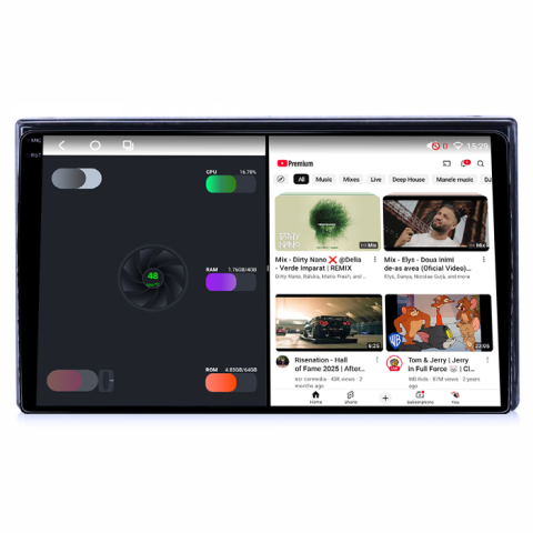 Navigatie dedicataVolkswagen Fox 2003-2016, 4GB RAM 64GB ROM, Procesor Qualcomm Octacore, Android 14, Rezolutie 2K, Display QLED 9", DSP, Carplay&Android Auto, SIM 4G [2]