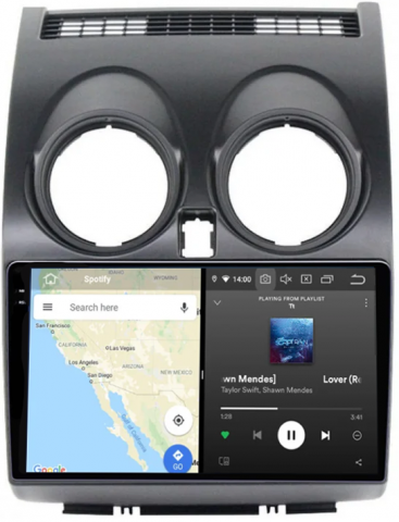 Navigatie dedicata Nissan Qashqai 2008-2013, 12GB RAM 256GB ROM, Android 13, Rezolutie 2K, Display QLED, 9", DSP, Carplay, Android Auto, Internet, Youtube, Waze, Wi Fi, USB [3]