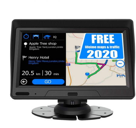 Navigatii Universale - Navigatie GPS de 7" pentru masina/camion, ecran HD Touch Screen, Windows CE 6.0, hartii 3D gratuite pentru Europa si SUA tip 7023b