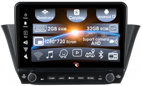 Iveco - Navigatie dedicata Iveco Daily 2013-2020 cu butoane rotative model 2024, 9 Inch, 2GB RAM 32GB ROM, Quadcore, Android 13, WiFi, Bluetooth, Magazin Play