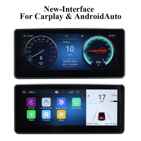 Navigatie NAVI-IT Dashboard Headup Display compatibil cu Tesla Model 3/Model Y 2017-2022, bord digital, 8.8", Android Auto & Apple Carplay, Linux, procesor Intel [2]