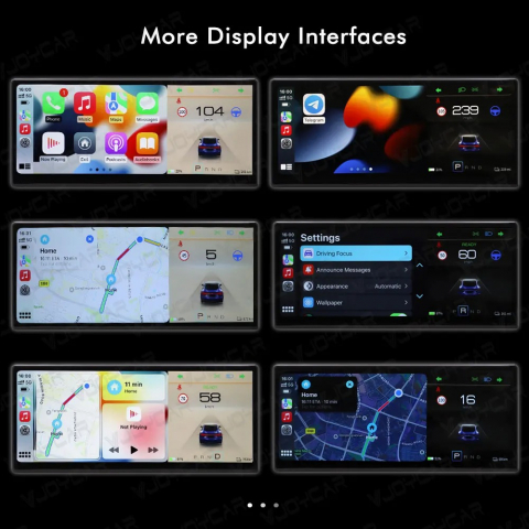 Navigatie NAVI-IT Dashboard Headup Display compatibil cu Tesla Model 3/Model Y 2017-2022, bord digital, 8.8", Android Auto & Apple Carplay, Linux, procesor Intel [7]
