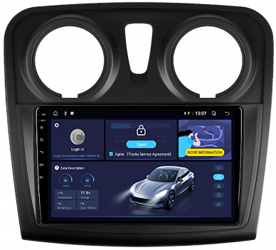 (Resigilata) Navigatie dedicata 2GB RAM 32GB ROM, Dacia Logan 2 2012-2019, Quad Core, Carplay, Ecran FullHD Display 9 Inch, Hotspot, Android 13, Bluetooth, Magazin Play,COMENZI VOLAN - Camera AHD [1]