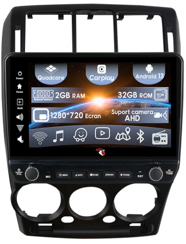 Hyundai - Navigatie dedicata GETZ 2002-2011 cu butoane rotative model 2024, 9 Inch, 2GB RAM 32GB ROM, Quadcore, Android 13, WiFi, Bluetooth, Magazin Play