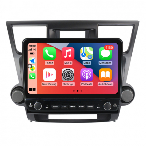 Navigatie dedicata Highlander 2007-2013 cu butoane rotative model 2024, 10 Inch, 2GB RAM 32GB ROM, Quadcore, Android 13, WiFi, Bluetooth, Magazin Play [1]