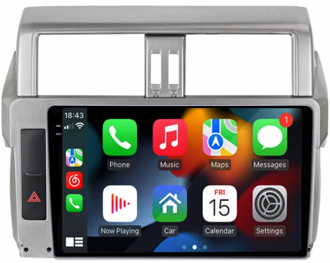 Navigatie dedicata Toyota Land Prado 2013-2017, 12GB RAM 256GB ROM, Android 13, Rezolutie 2K, Display QLED, 10", DSP, Carplay, Android Auto, Internet, Youtube, Waze, Wi Fi, USB [1]