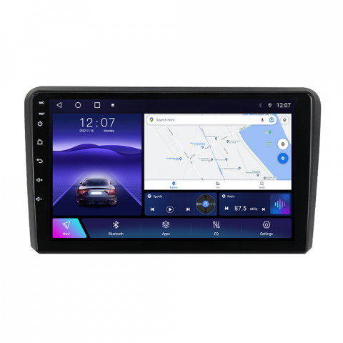 (Resigilata) Navigatie dedicata Audi A3 2003 - 2013, Android 13, Wireless Carplay si Android auto 2 GB RAM 32 ROM, Ecran Full HD, Display IPS, 9inch, Microfon Extern, Camera AHD [1]