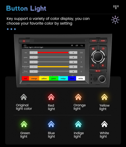 Navigatie dedicata Audi A4 (B6, B7) 2002-2008, 2GB RAM 32GB ROM, Quadcore, Android 13, Display IPS 1K 7", DSP, Carplay&Android Auto, Suport camere AHD [2]