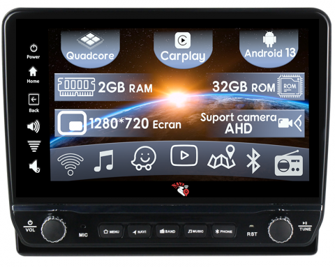 Mazda - Navigatie dedicata CX-9 2006-2016 cu butoane rotative model 2024, 9 Inch, 10 Inch, 2GB RAM 32GB ROM, Quadcore, Android 13, WiFi, Bluetooth, Magazin Play