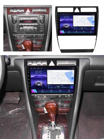 Navigatie dedicata Audi A6 1997-2005, 4GB RAM 64GB ROM, Octacore, Android 14, Display QLED 1K 9", Carplay&Android Auto, SIM 4G, Ventilator Activ [3]