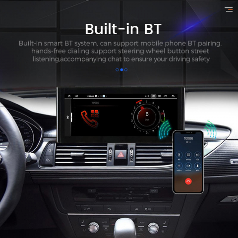 Navigatie dedicata Audi A6 2012-2015 MH12, Android 13, Wireless Carplay si Android auto 6GB RAM 128GB ROM, Display IPS, 10.25 inch, Microfon Extern [2]
