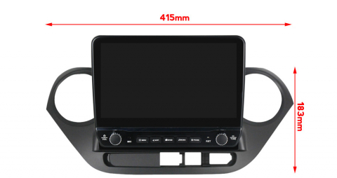 Navigatie dedicata I10 2014-2017 cu butoane rotative model 2024, 10 Inch, 2GB RAM 32GB ROM, Quadcore, Android 13, WiFi, Bluetooth, Magazin Play [4]