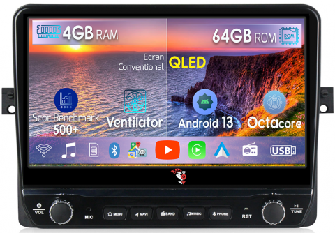 Rover - Navigatie dedicata BMW E46 cu butoane rotative model 2024, 4 GB RAM 64 ROM, Quadcore, Android 13, Display QLED, 9", DSP, Carplay, Android Auto, Internet, Youtube , Waze , WI-FI