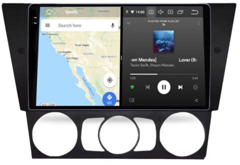 Navigatie dedicata BMW E81, 2007-2013, 12GB RAM 256GB ROM, Android 13, Rezolutie 2K, Display QLED, 9", DSP, Carplay, Android Auto, Internet, Youtube, Waze, Wi Fi, USB [2]