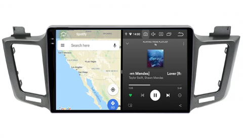 Navigatie dedicata Toyota RAV4 2012-2018, 12GB RAM 256GB ROM, Android 13, Rezolutie 2K, Display QLED, 9", DSP, Carplay, Android Auto, Internet, Youtube, Waze, Wi Fi, USB [1]
