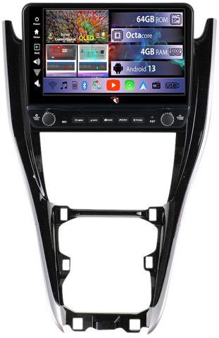 Harrier - Navigatie dedicata Harrier 2013-2020 cu butoane rotative model 2024, Navigatie dedicata Toyota Fortuner Hilux 2004-2014, 4GB RAM 64GB ROM, Quadcore, Android 13, Displ