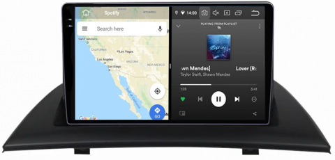 Navigatie dedicata BMW X3 E83 2004 - 2012, 12GB RAM 256GB ROM, Android 13, Rezolutie 2K, Display QLED, 9", DSP, Carplay, Android Auto, Internet, Youtube, Waze [2]