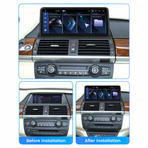 Navigatie dedicata BMW X5 E70/X6 E71 (2010-2014), CIC Android 13, Wireless Carplay si Android auto 6GB RAM 128GB ROM, Octacore 2.0ghz, Display IPS 1280*720 IPS 10.25 inch [3]