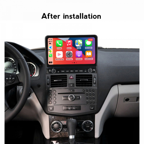Navigatie dedicata C-Class 3 W204 2006-2011 cu butoane rotative model 2024, 10 Inch, 2GB RAM 32GB ROM, Quadcore, Android 13, WiFi, Bluetooth, Magazin Play [3]